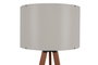 Opviq Lámpara de Pie AYD-1198 Beige y Marrón